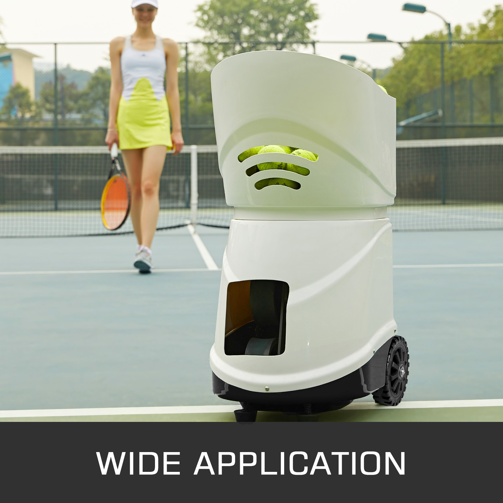APP VEVOR Machine Lancer Tennis TS-08 APP Controle Supporte Android/ iOS 28 Routes 