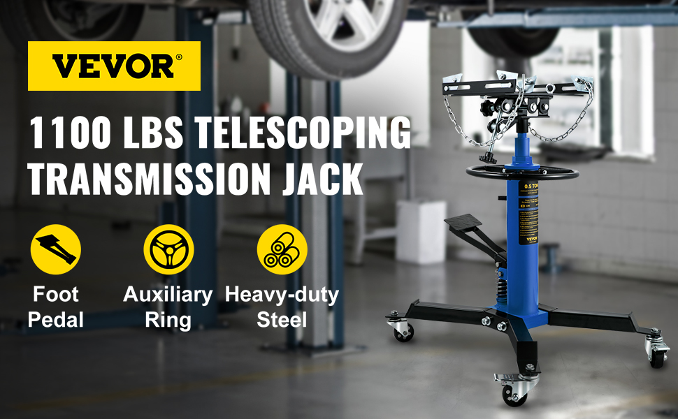 transmission jack,1100/1322lbs,blue/red/orange