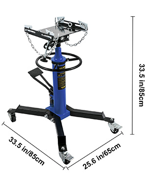 transmission jack,1100/1322lbs,blue/red/orange