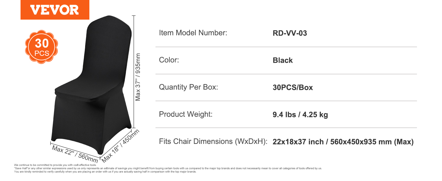 Chair Cover,Washable,Wedding