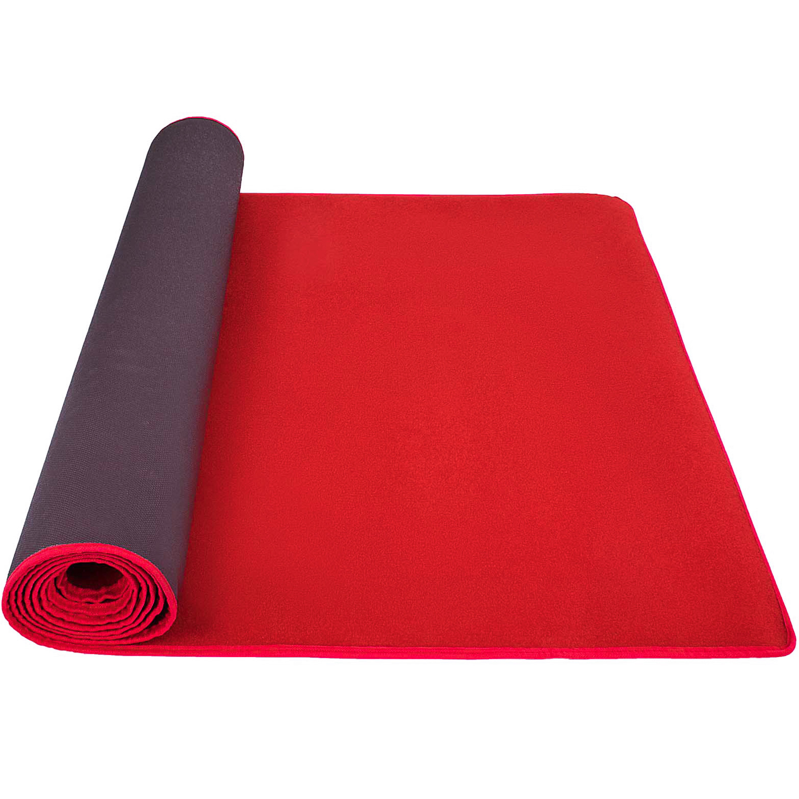 Alfombra roja para pasillo para eventos (3 pies de ancho x 10 pies de  largo, rojo)