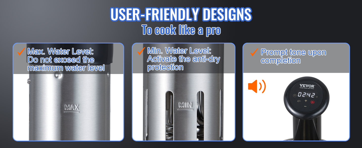 Universal sous vide water circulator and heater