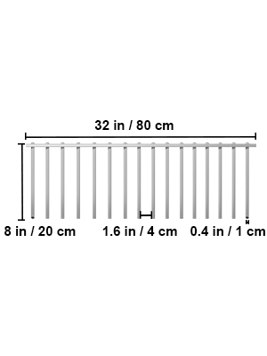 VEVOR 4 Pack Animal Barrier, 8