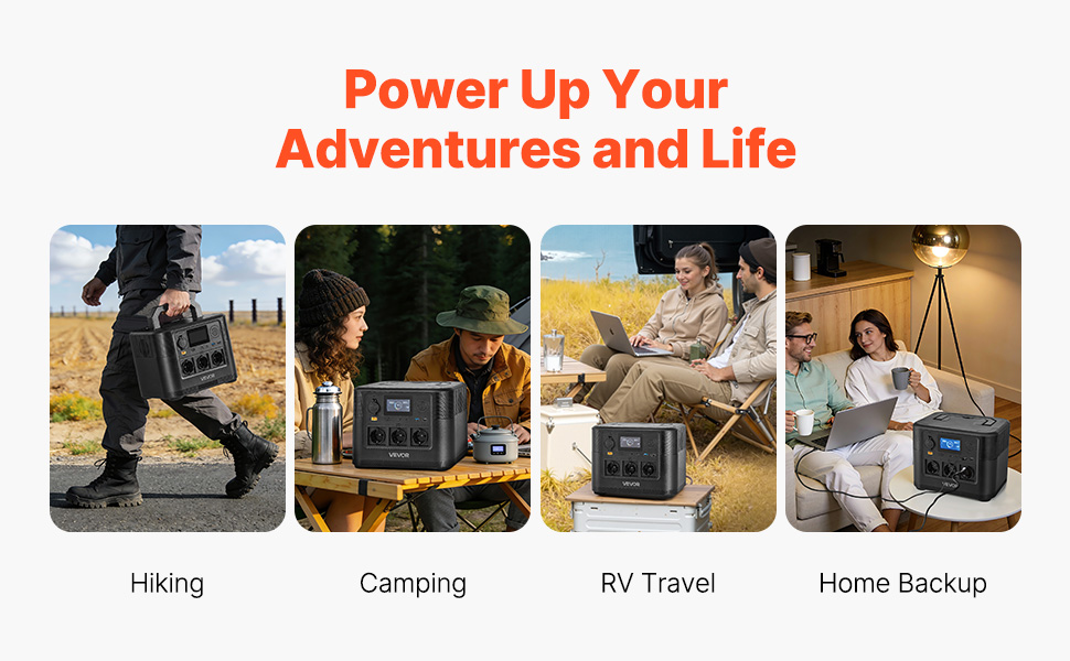 Powerstation 1800W 1008Wh LiFePO4 Solargenerator 8 Ausgänge Camping Notstrom Portable Power Station Uk A100 2.4 Pt