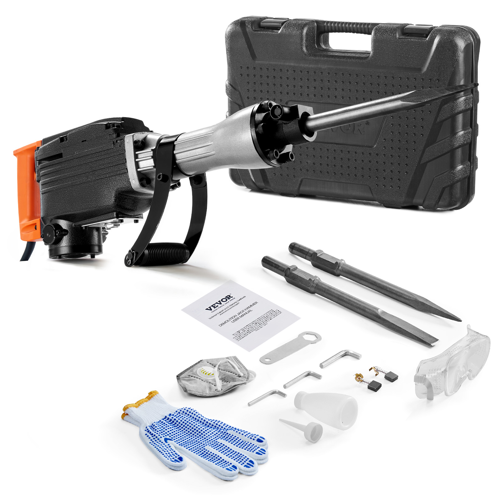 Demolition Jack Hammer Concrete Breaker 1400/2200/3500 W Electric Hammer - Picture 81 of 84
