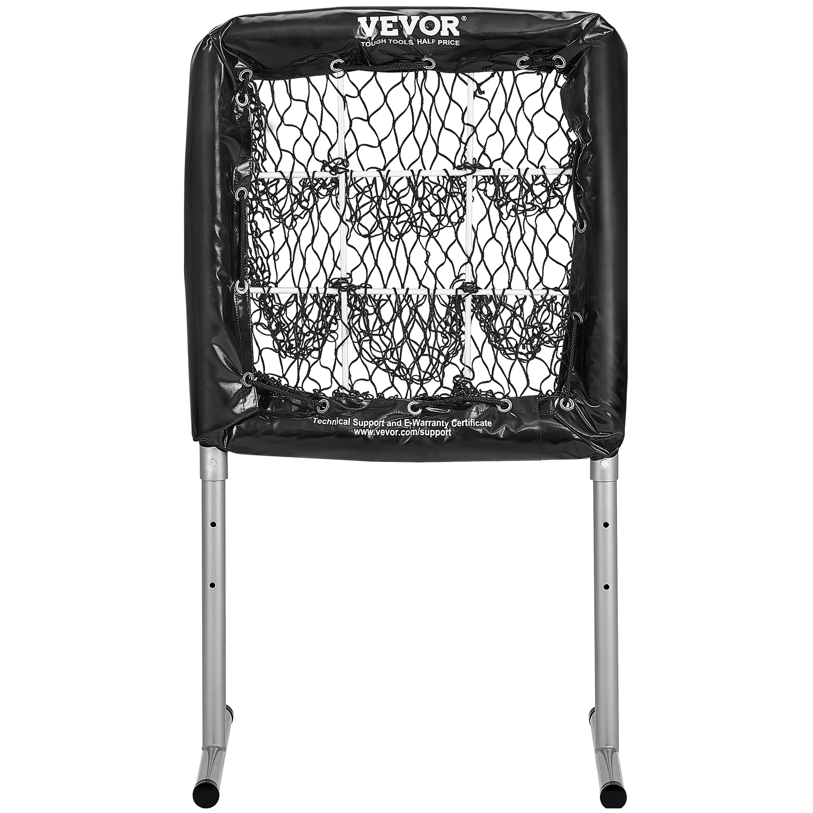 VEVOR 9 Hole Baseball Softball Pitching Net 9 Pocket Hitting Practice