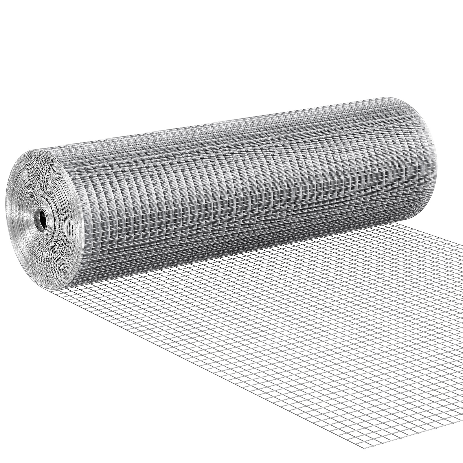 VEVOR Hardware Cloth 1/2" 24/36/48inx100/50ft 19 Ga Wire Mesh Roll Chicken Fence