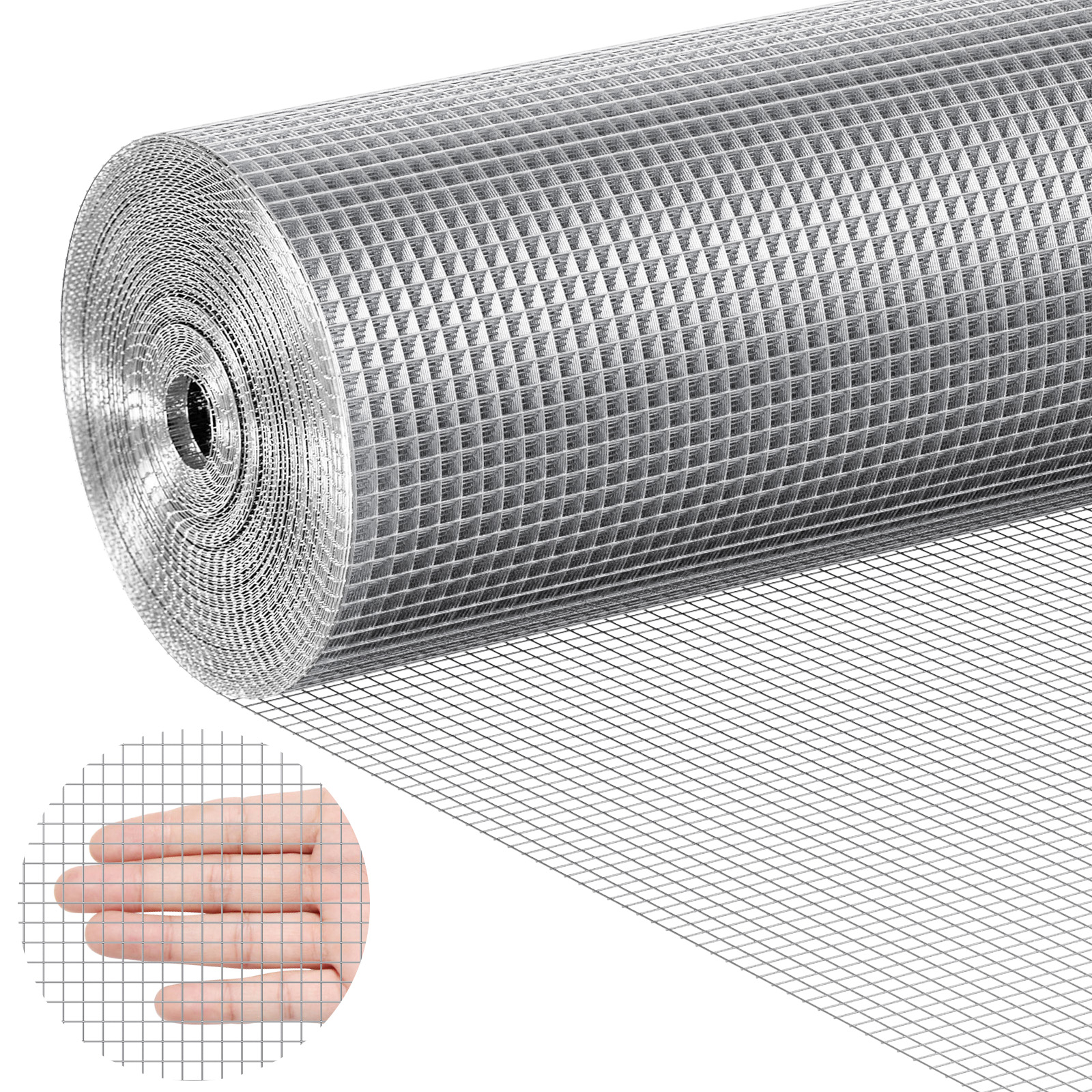 Hardware Cloth 1/4" 36/48inx100/50ft 23 Ga Wire Mesh Roll Chicken Fencing - Picture 3 of 50