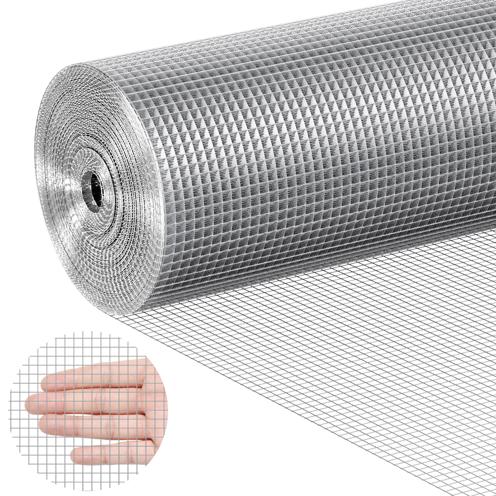 Hardware Cloth 1/4" 36/48inx100/50ft 23 Ga Wire Mesh Roll Chicken Fencing - Picture 15 of 50
