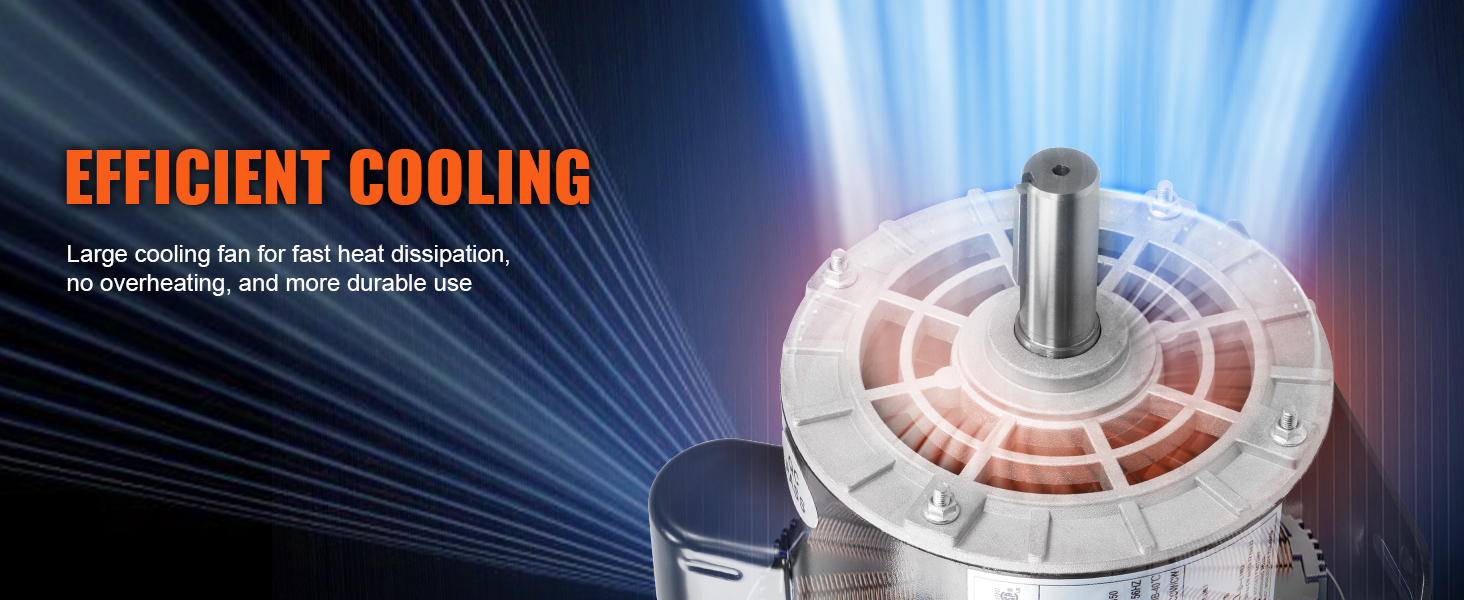 VEVOR 5HP Air Compressor Motor, 230V 22 Amps Electric Motor, 3450RPM