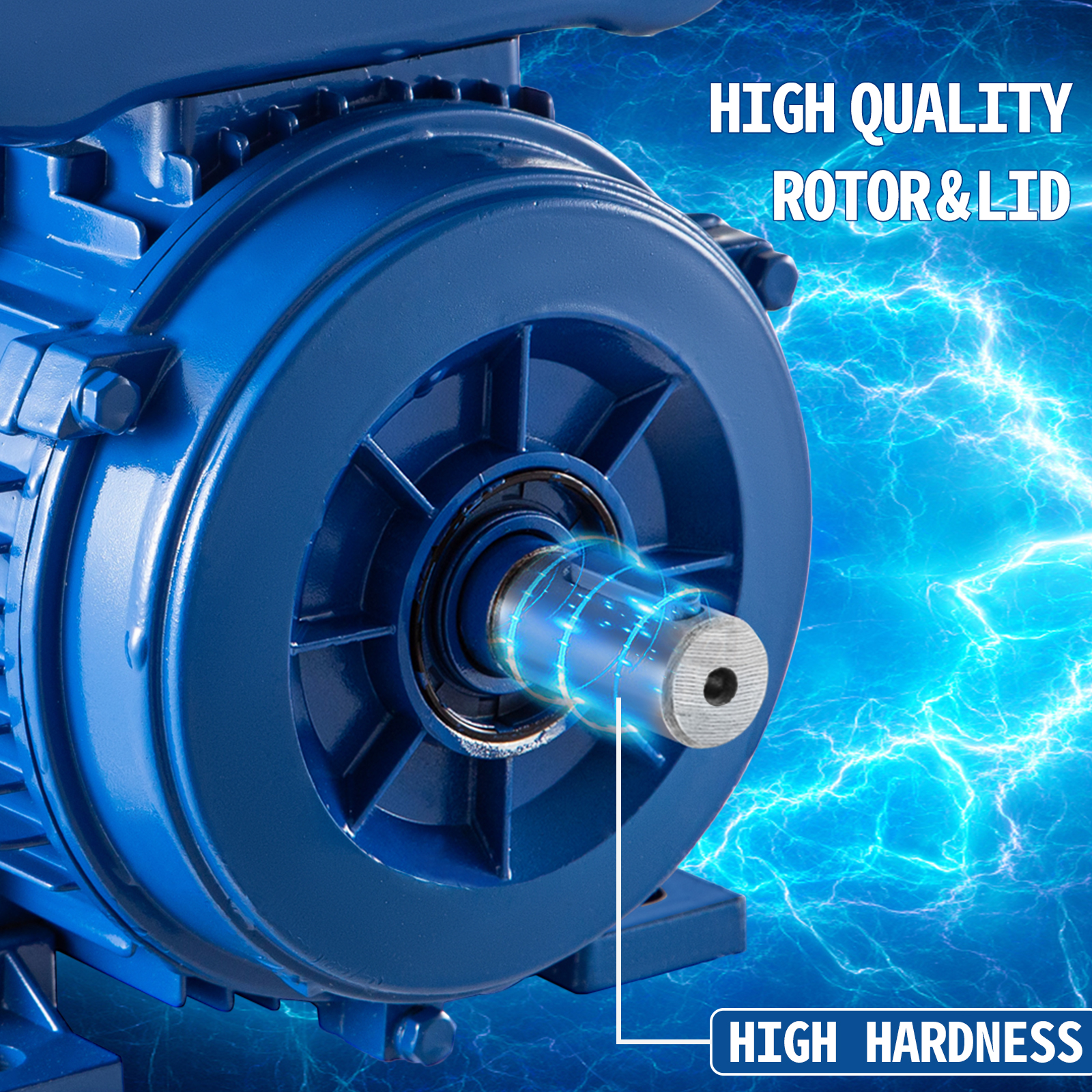 Vevor Single Phase Asynchronous Motor Electric Motor 1.1 Kw Motor