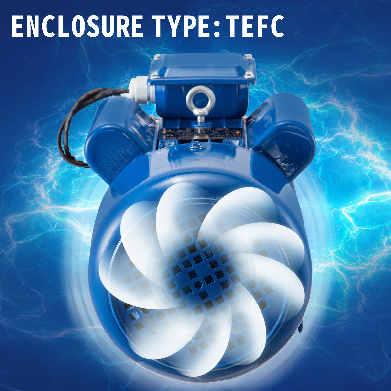 VEVOR VEVOR 3 kW 4 HP 1430RPM Single Phase Electric Motor 220V