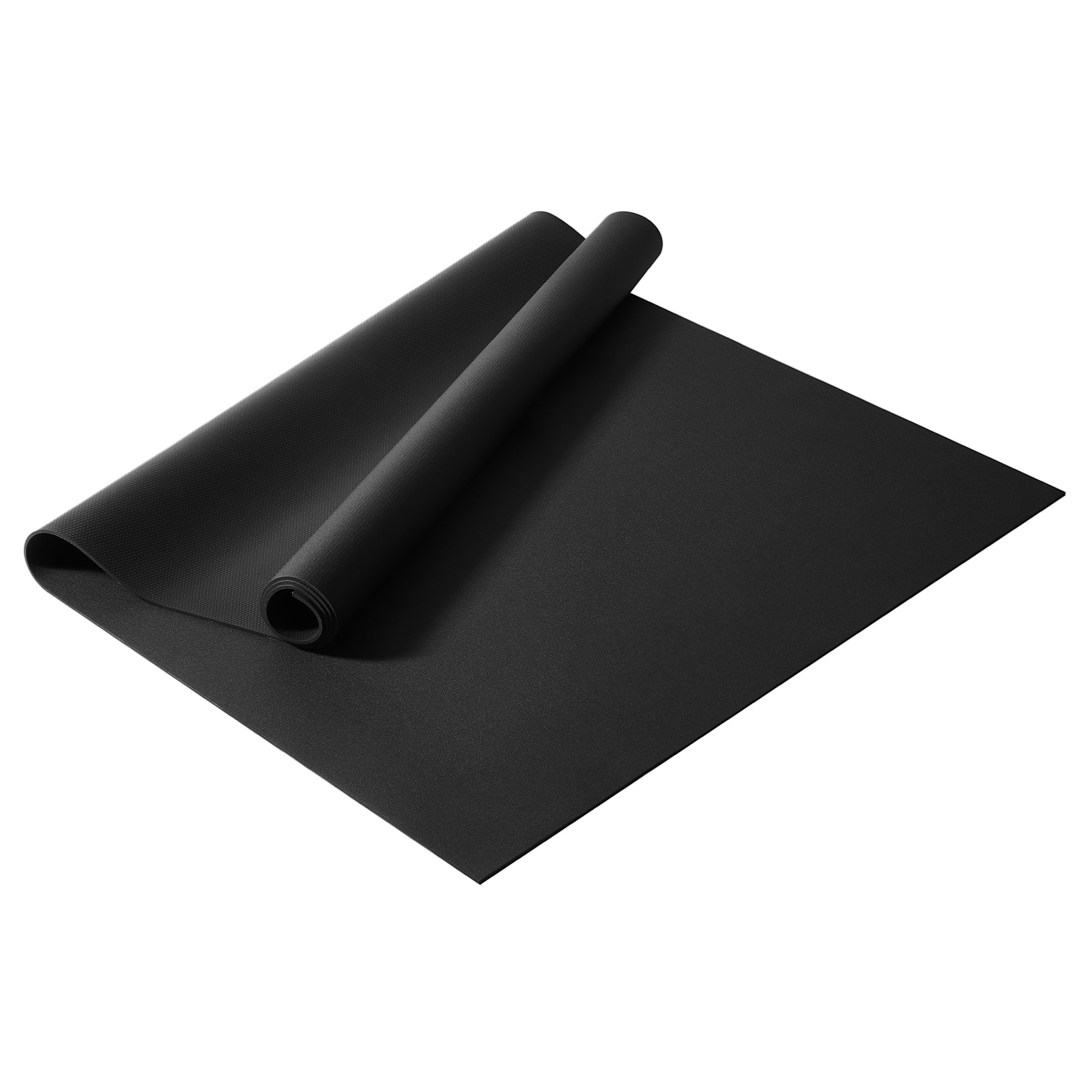Large Yoga Mat 6/7/8/9/10/12 ft Workout Mats for Home Gym Flooring Black