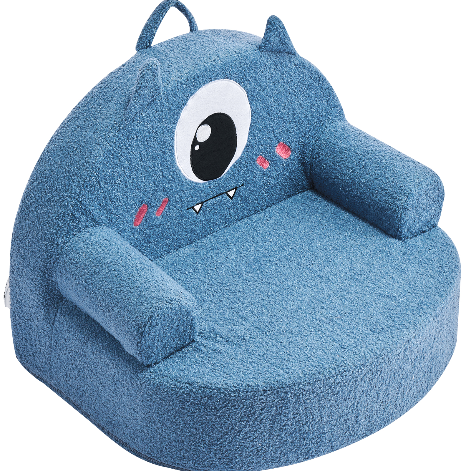 Uimoso Kids Foam Chair Foldable Soft Couch with Armrests for Sitting or Lounging