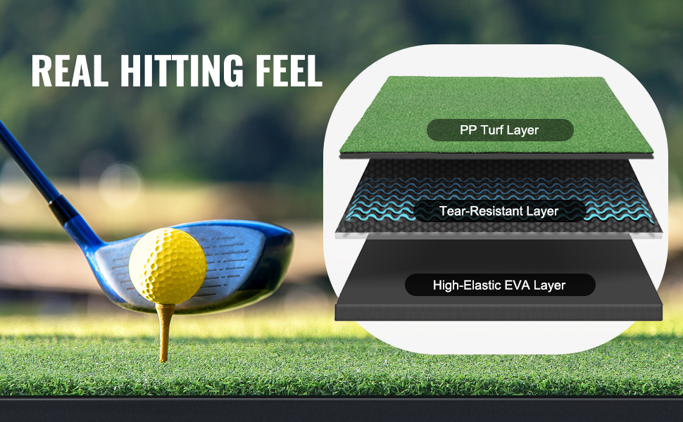 thumbnail interactive-video image 1 of VEVOR 10'x3.8/3' Baseball Softball Hitting Mat – Indoor Outdoor Training 1 of 5