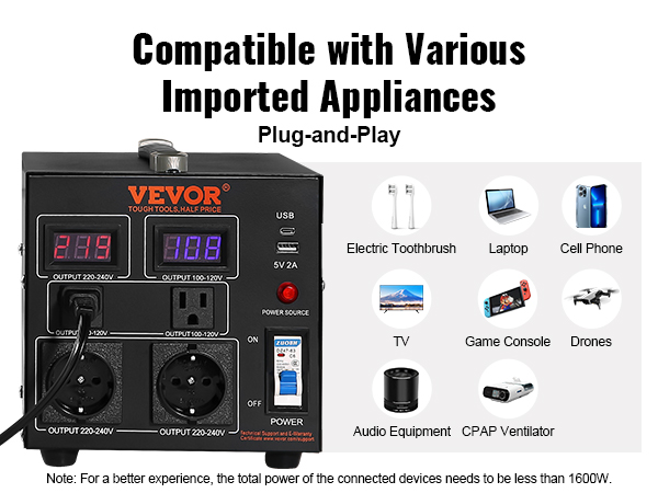 Filmer 36206 Power Converter – Trasformatore 12V A 230V 300W