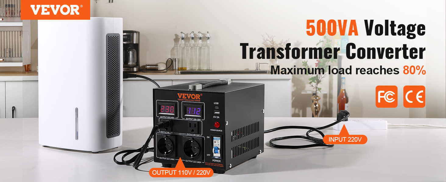 Transformateur 220V/110V 500VA