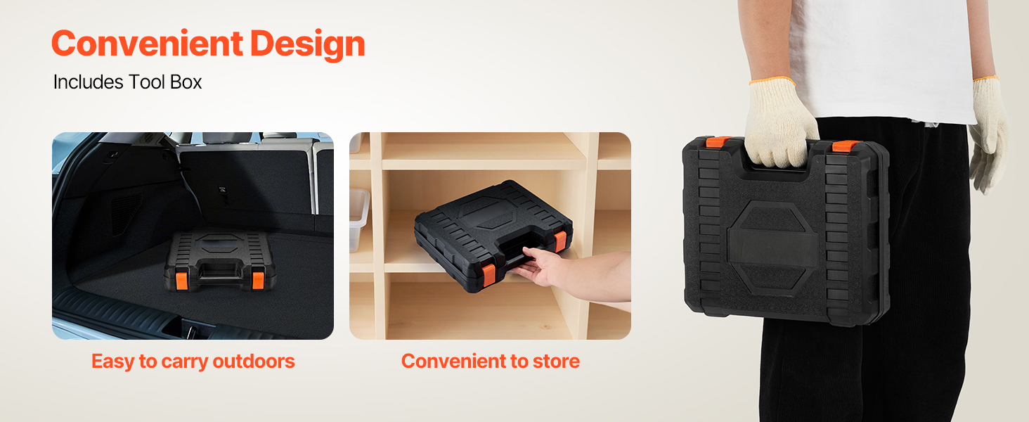 Compact carrying case