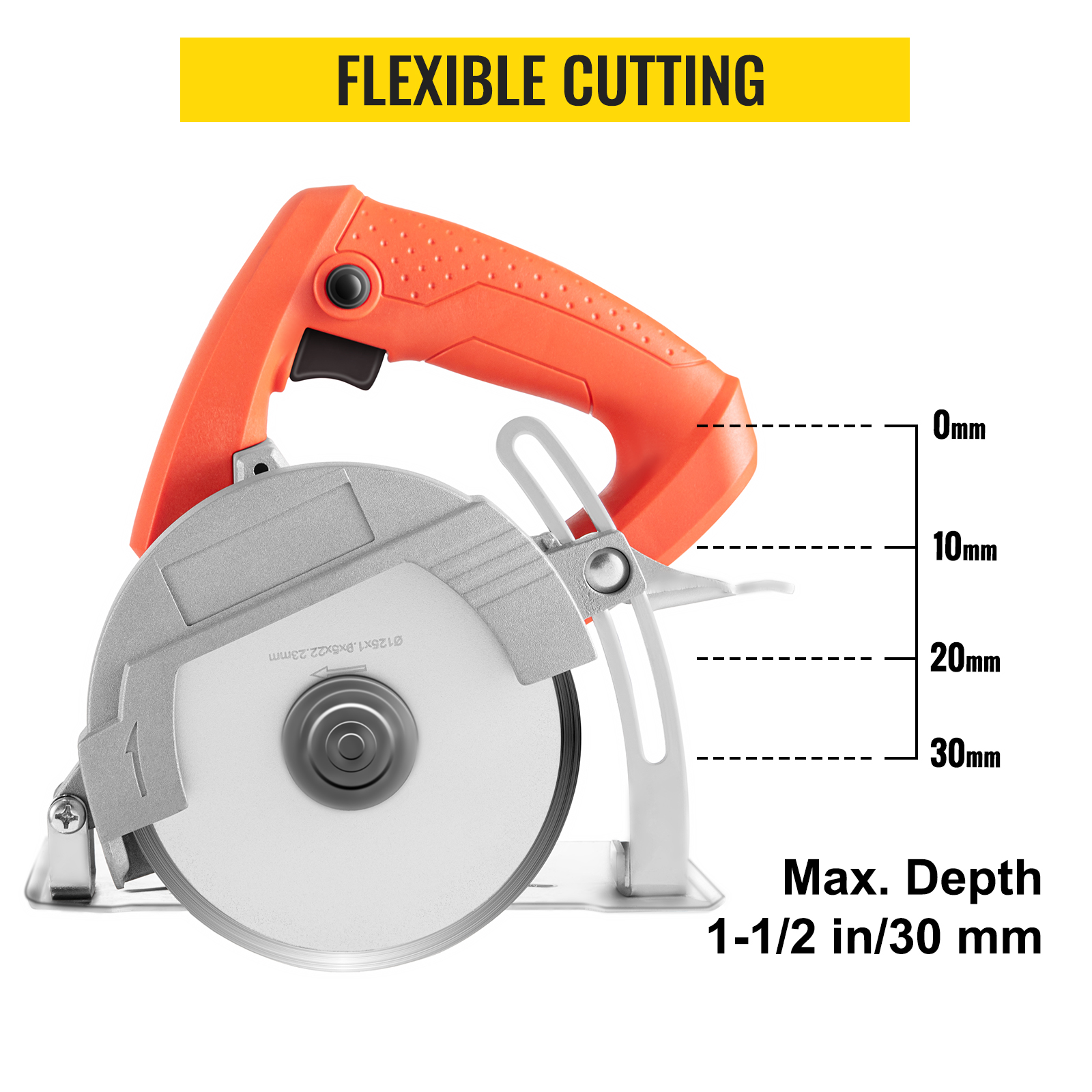 VEVOR Circular Saw Circle Saw 110 mm Electric Concrete Saw 30mm Depth Tool Only VEVOR AU