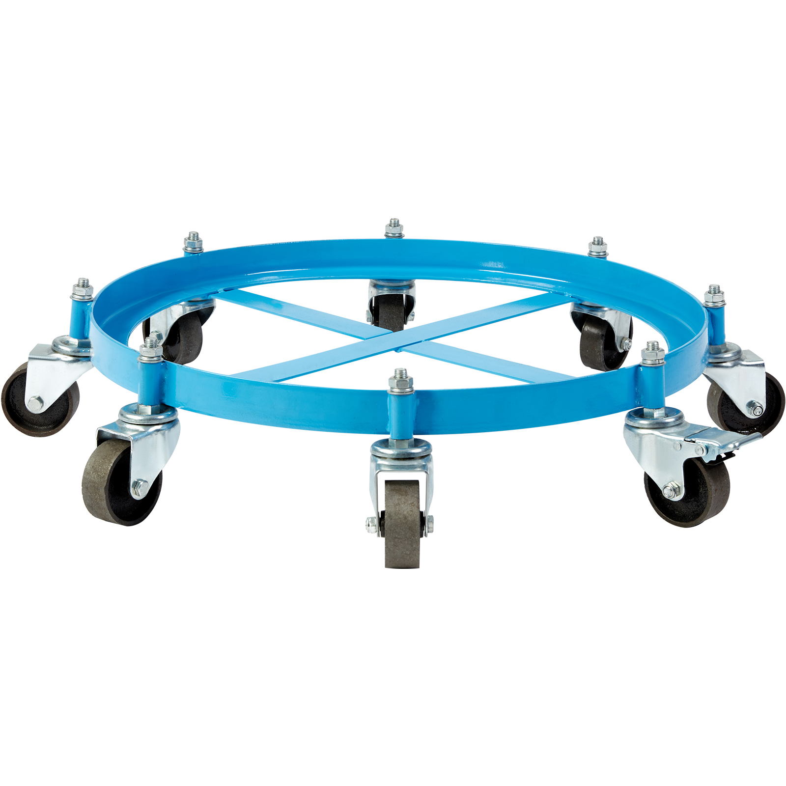 VEVOR 55 Gal Drum Dolly Heavy Duty Barrel Cart 1000-2000lbs with Swivel Casters - Picture 48 of 62