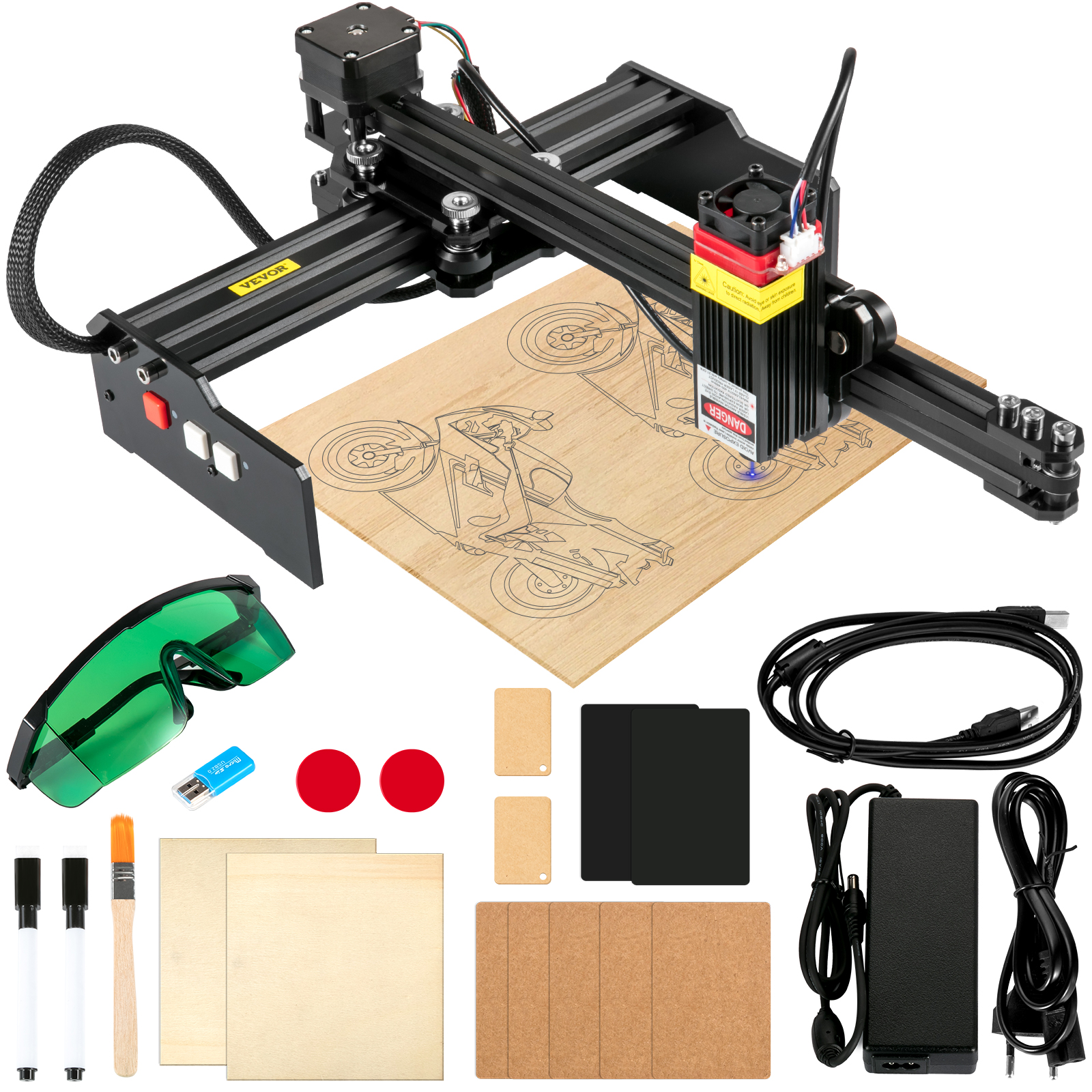 Lasergravierer, 6000 mm/s, 5,5 W