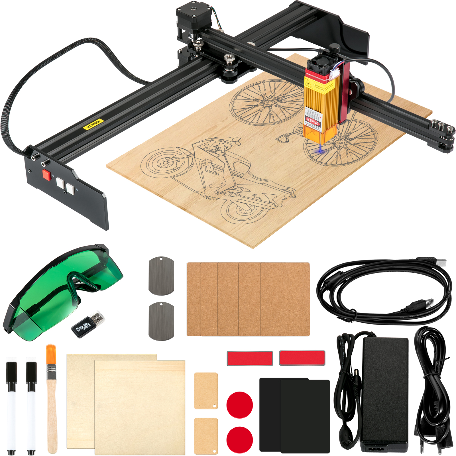 Lasergravierer, 6000 mm/s, 5,5 W