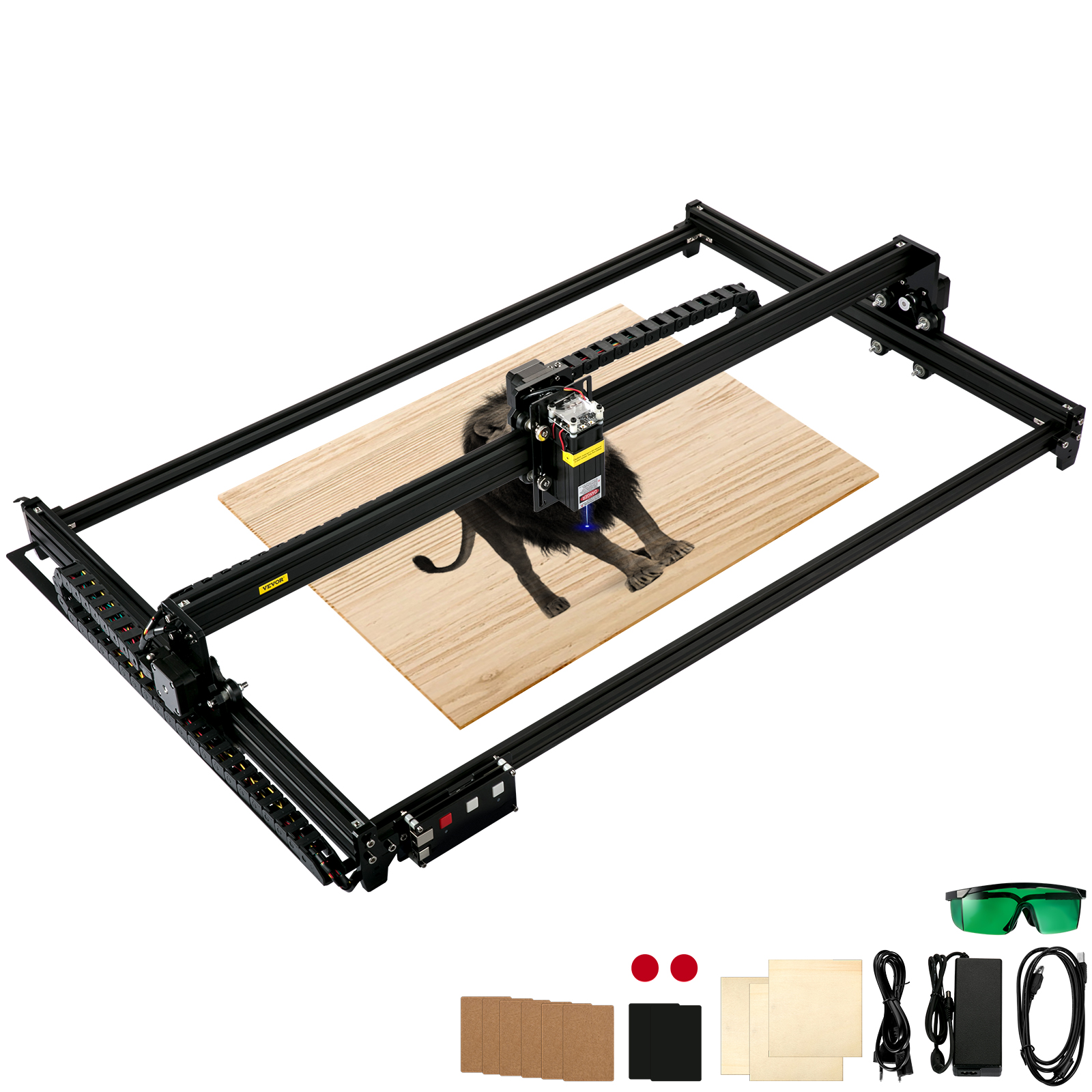 DIY CNC Laser Engraver Kits 4050 GRBL Control Wood Carving Engraving  Machine (Working Area 40x50cm, Axis (2500MW) 通販