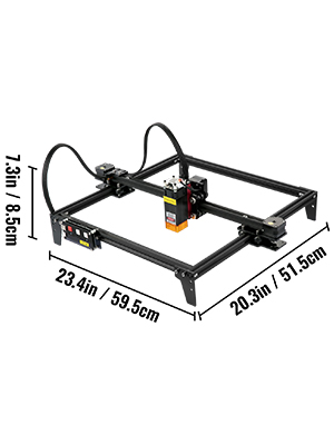 Incisore laser, 6000 mm/s, 5,5 W