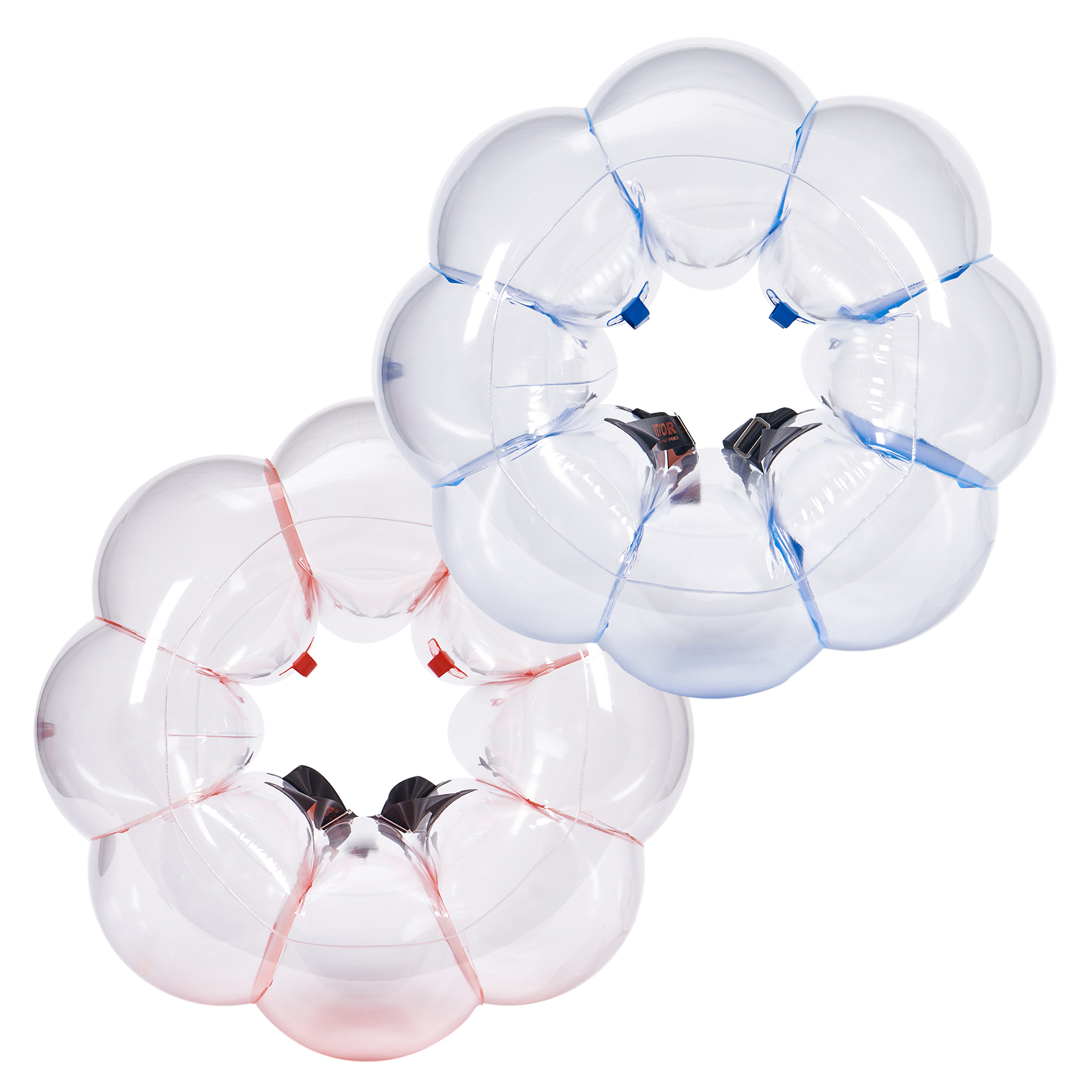 VEVOR Inflatable Bumper Balls 2-Pack 2/3FT/0.6/0.9M PVC Body Sumo Balls for Kids - Picture 24 of 26