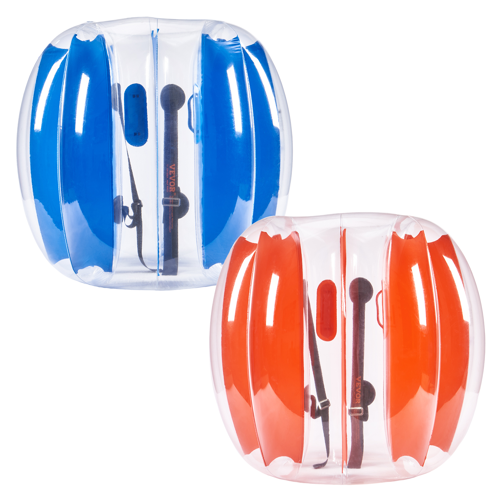 VEVOR Inflatable Bumper Balls 2-Pack 2/3FT/0.6/0.9M PVC Body Sumo Balls for Kids - Picture 26 of 26