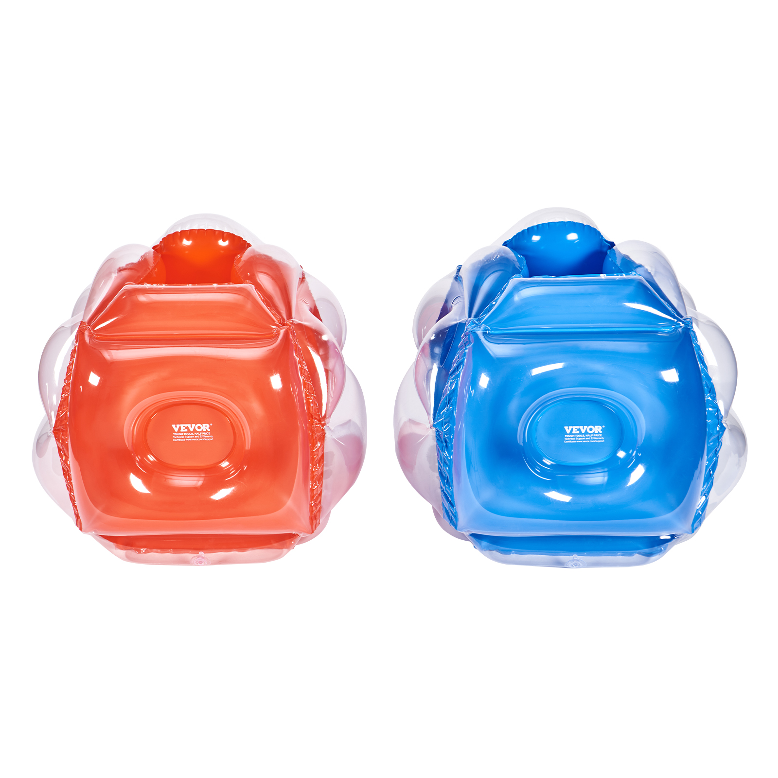 VEVOR Inflatable Bumper Balls 2-Pack 2/3FT/0.6/0.9M PVC Body Sumo Balls for Kids - Picture 12 of 26