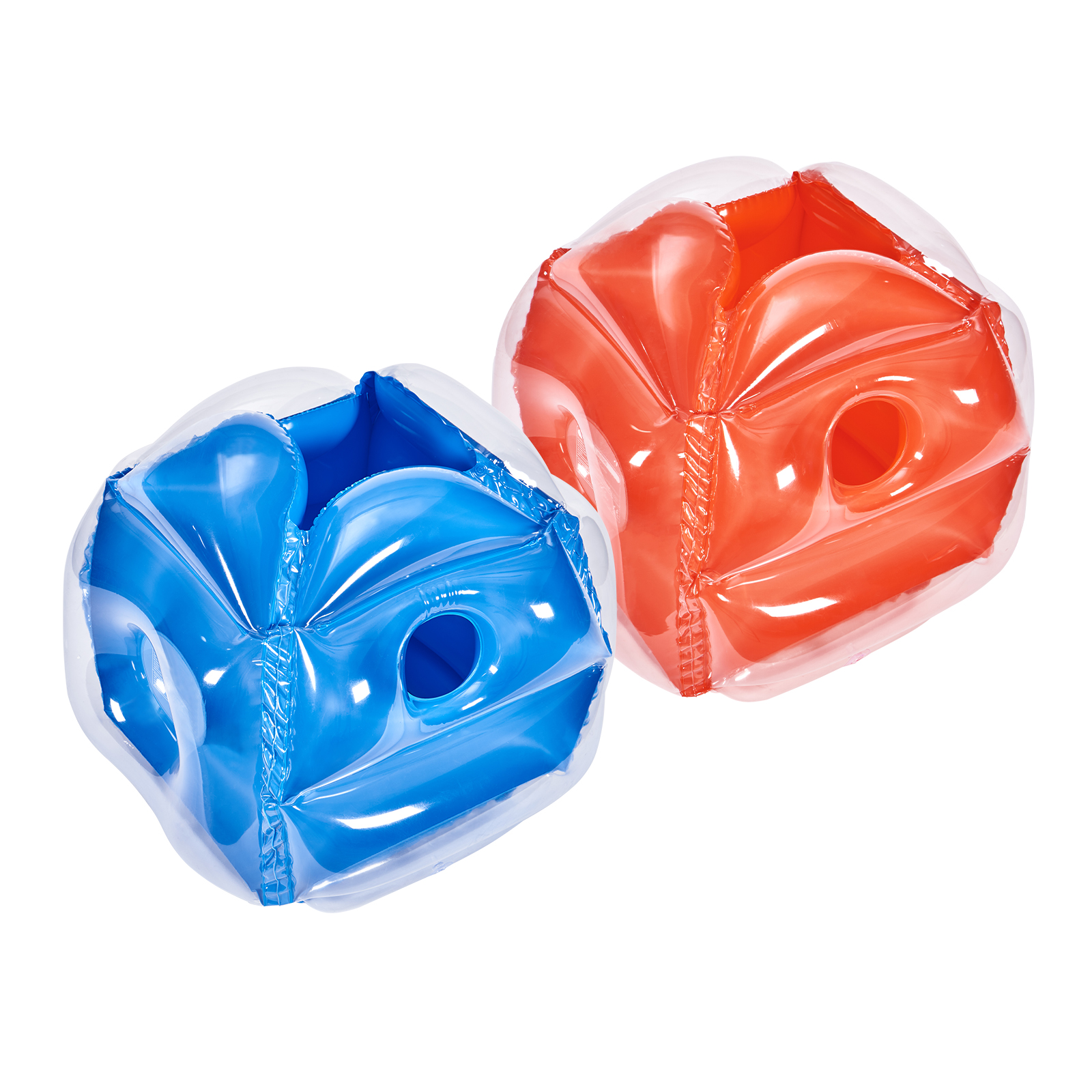 VEVOR Inflatable Bumper Balls 2-Pack 2/3FT/0.6/0.9M PVC Body Sumo Balls for Kids - Picture 14 of 26