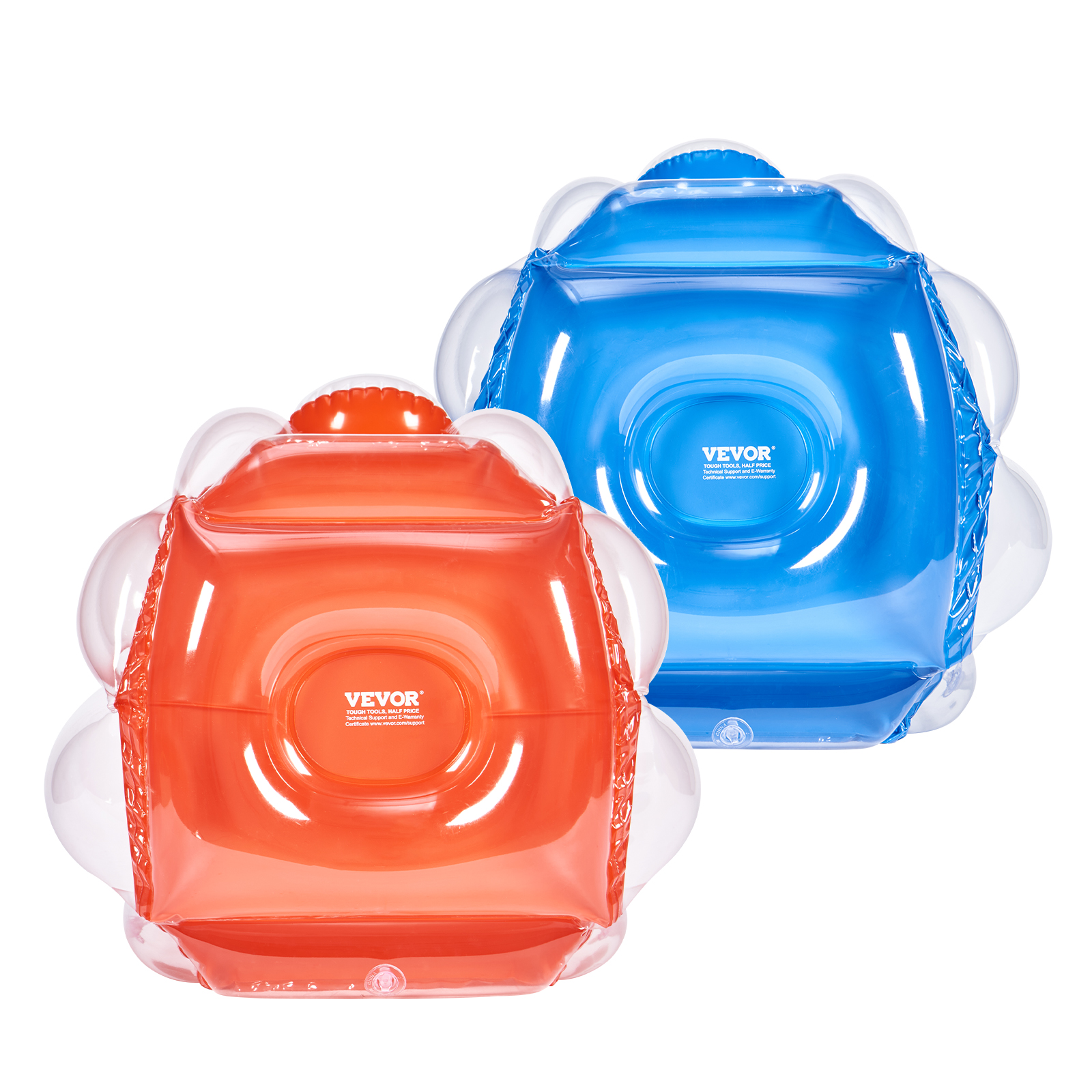 VEVOR Inflatable Bumper Balls 2-Pack 2/3FT/0.6/0.9M PVC Body Sumo Balls for Kids - Picture 11 of 26