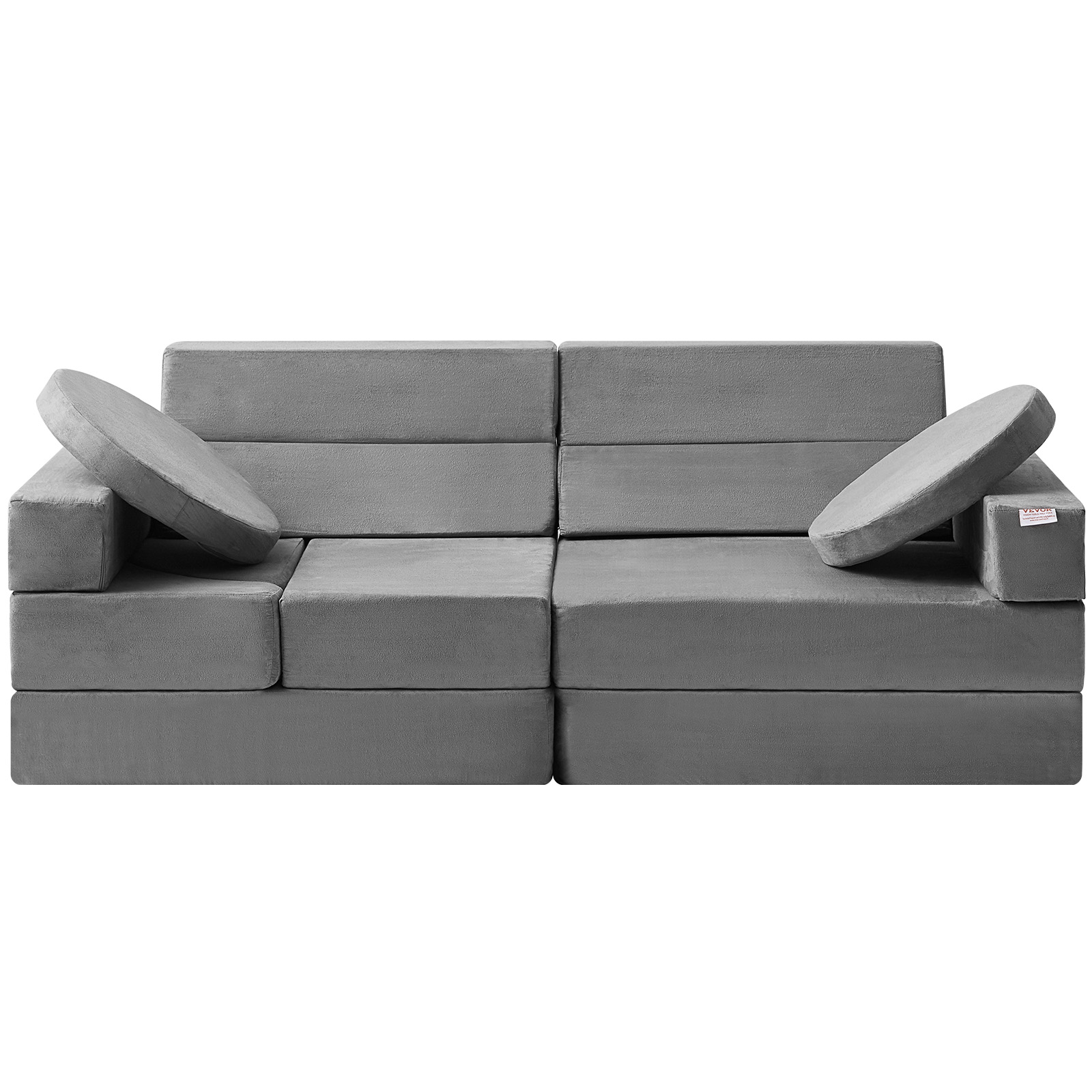VEVOR Kids Play Couch 4-15 pcs Modular Kids Play Couch High-density 25D Sponge - Picture 13 of 50