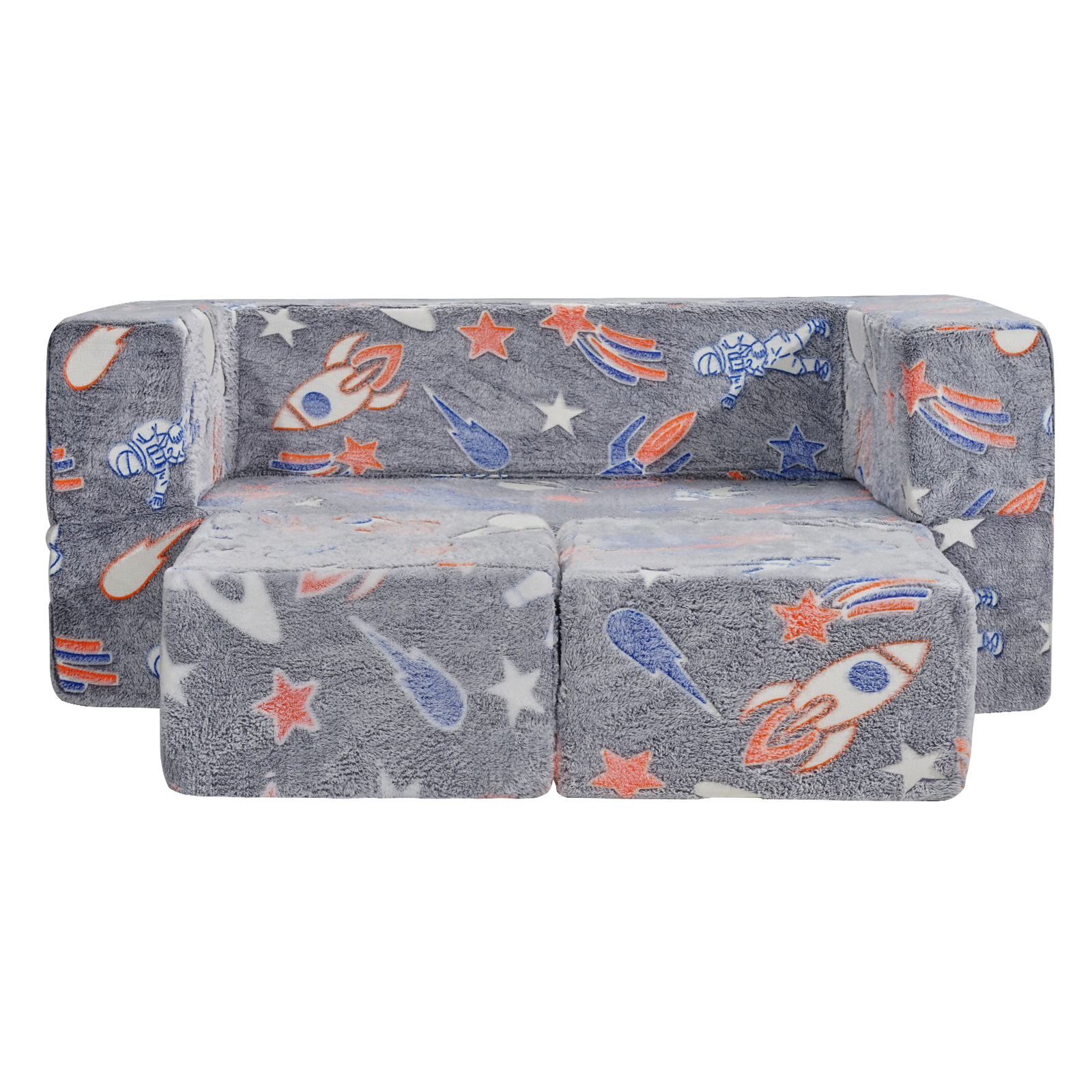VEVOR Kids Play Couch 4-15 pcs Modular Kids Play Couch High-density 25D Sponge - Picture 50 of 50