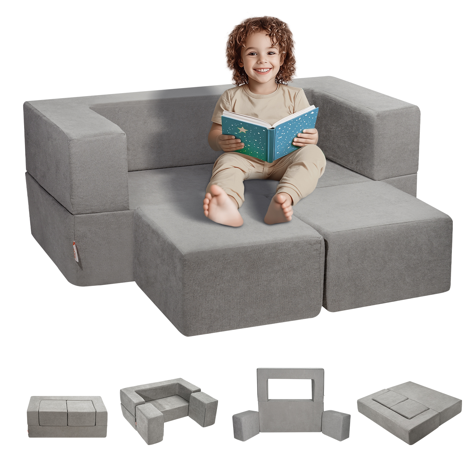 Baby chair,glow in dark,grey