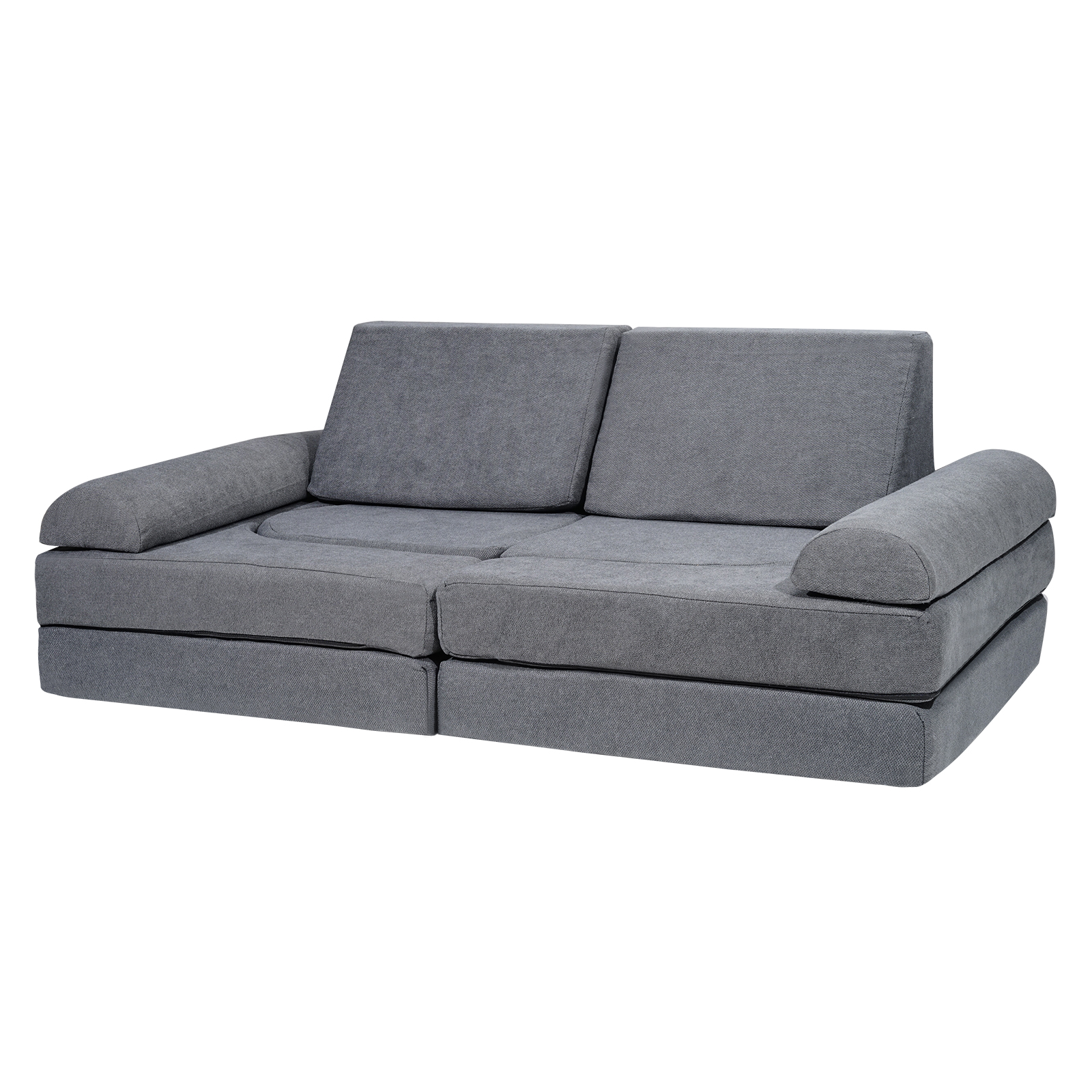 VEVOR Kids Play Couch 4-15 pcs Modular Kids Play Couch High-density 25D Sponge - Picture 36 of 50