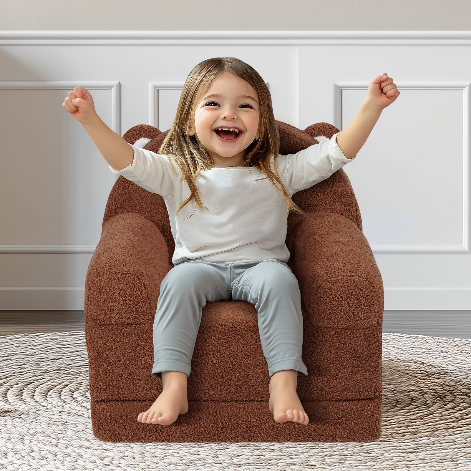 Baby chair,glow in dark,grey