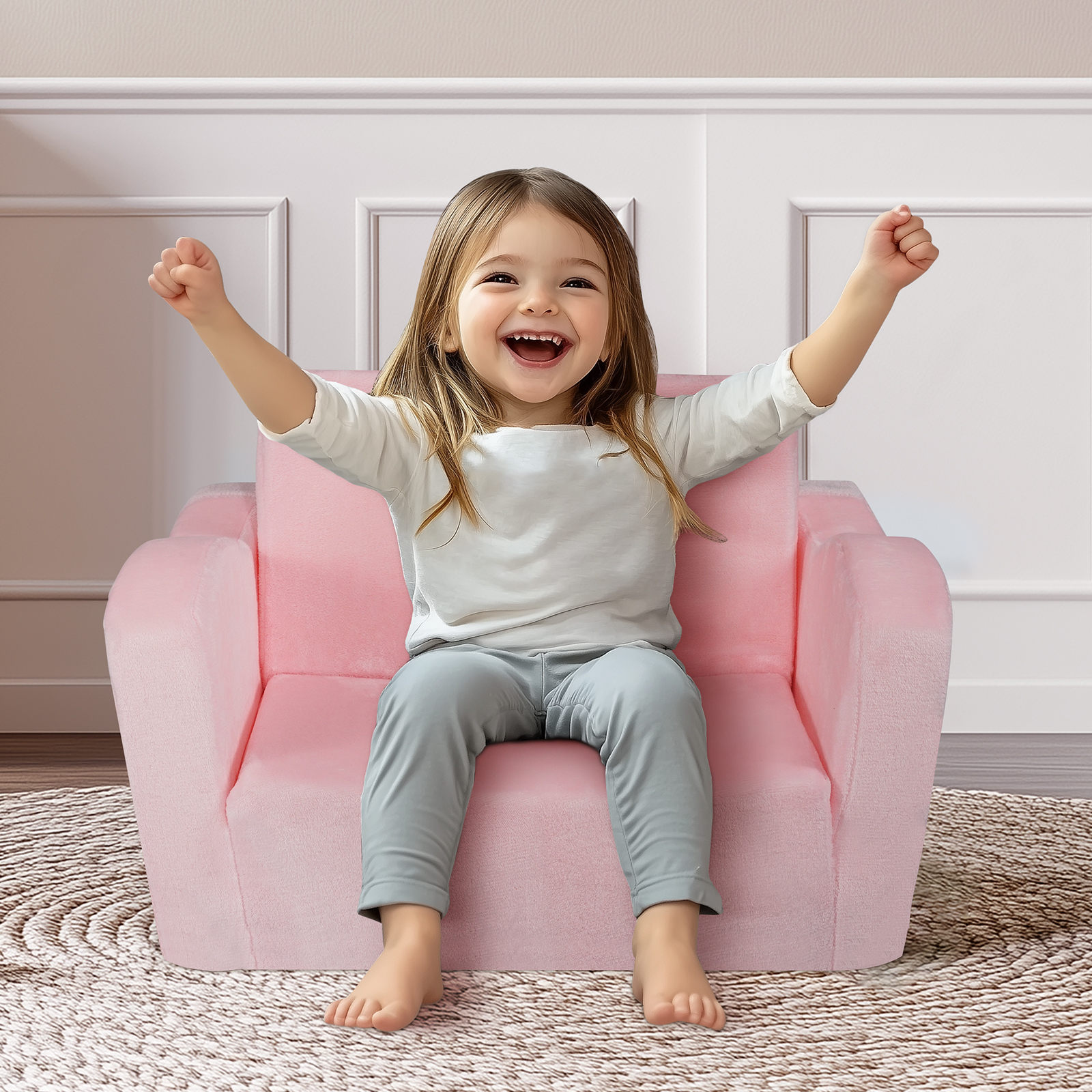 Baby chair,glow in dark,grey