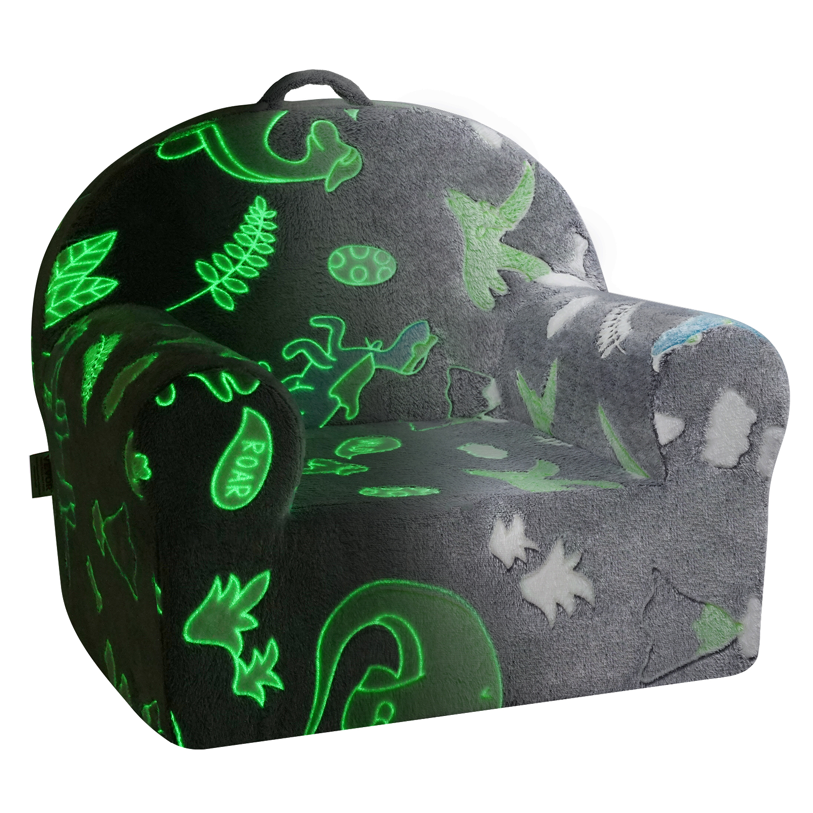 VEVOR Toddler Chair Glow in the Dark Fleece/Plush Baby Chair Playroom Furniture - Picture 15 of 26