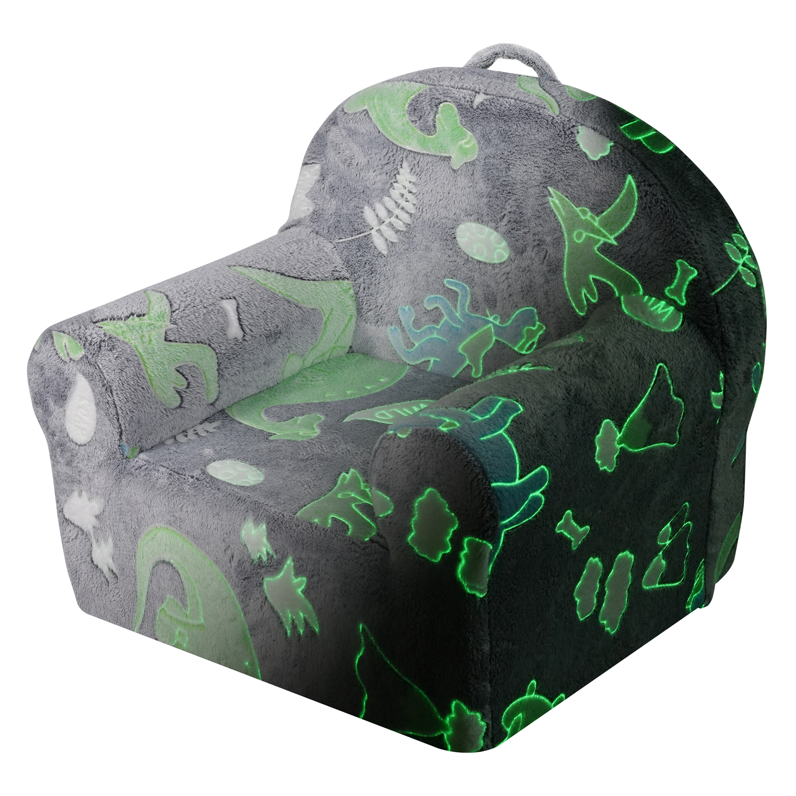 VEVOR Toddler Chair Glow in the Dark Fleece/Plush Baby Chair Playroom Furniture - Picture 23 of 26