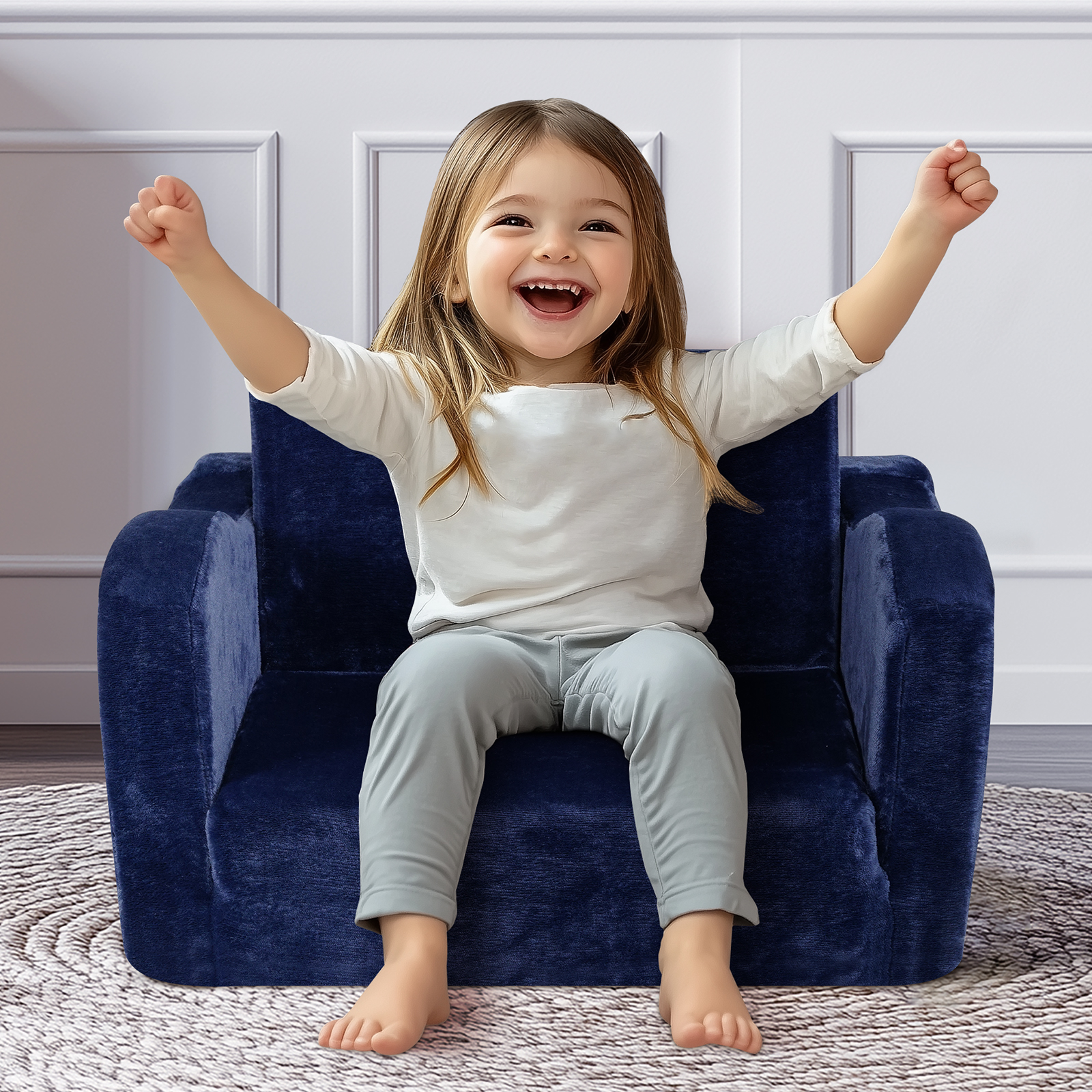 Baby chair,glow in dark,grey