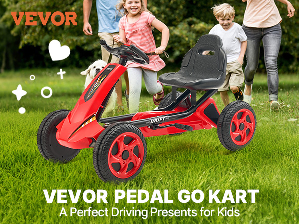 Tricycle EzyRoller Mini Enfant - Kart à Pédales Pour Enfants Dès 2 Ans (Rouge)