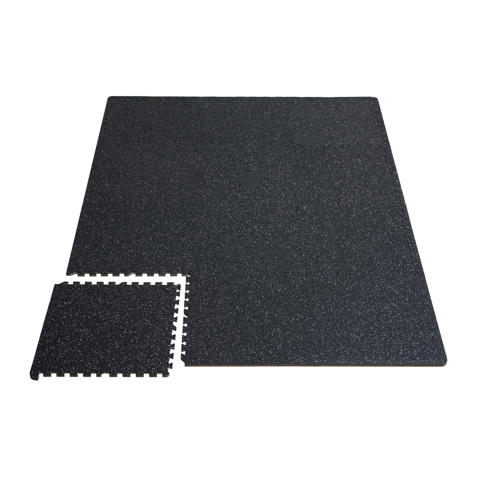 VEVOR Interlocking Floor Mats 24" Fitness Flooring Tiles 6/12/25 PCS 1/2" Thick