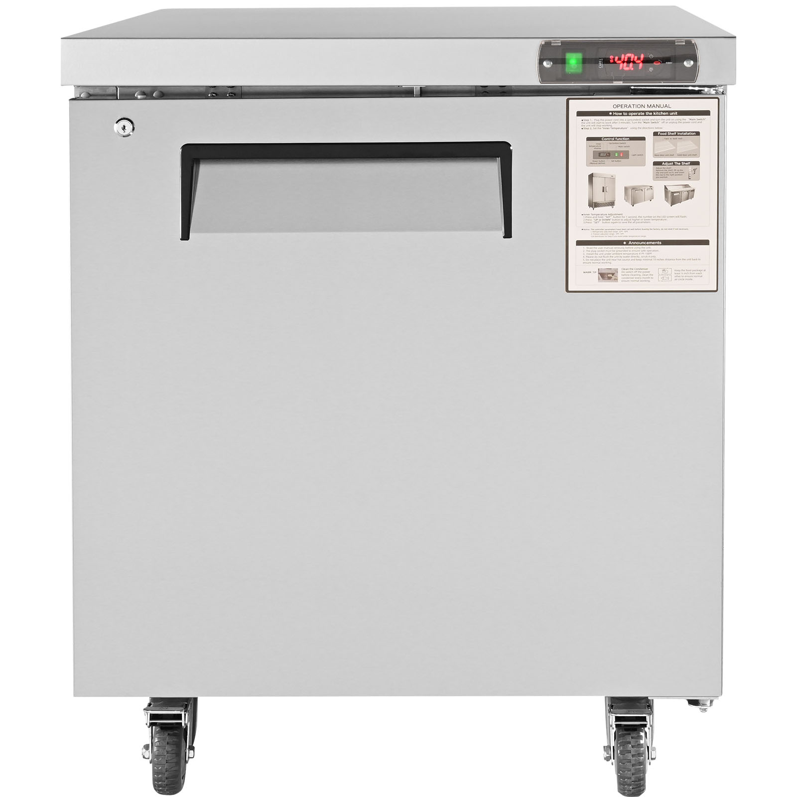 Uimoso 28/48/60/72" Refrigeration Sandwich Salad Prep Table Undercounter Worktop - Picture 85 of 145