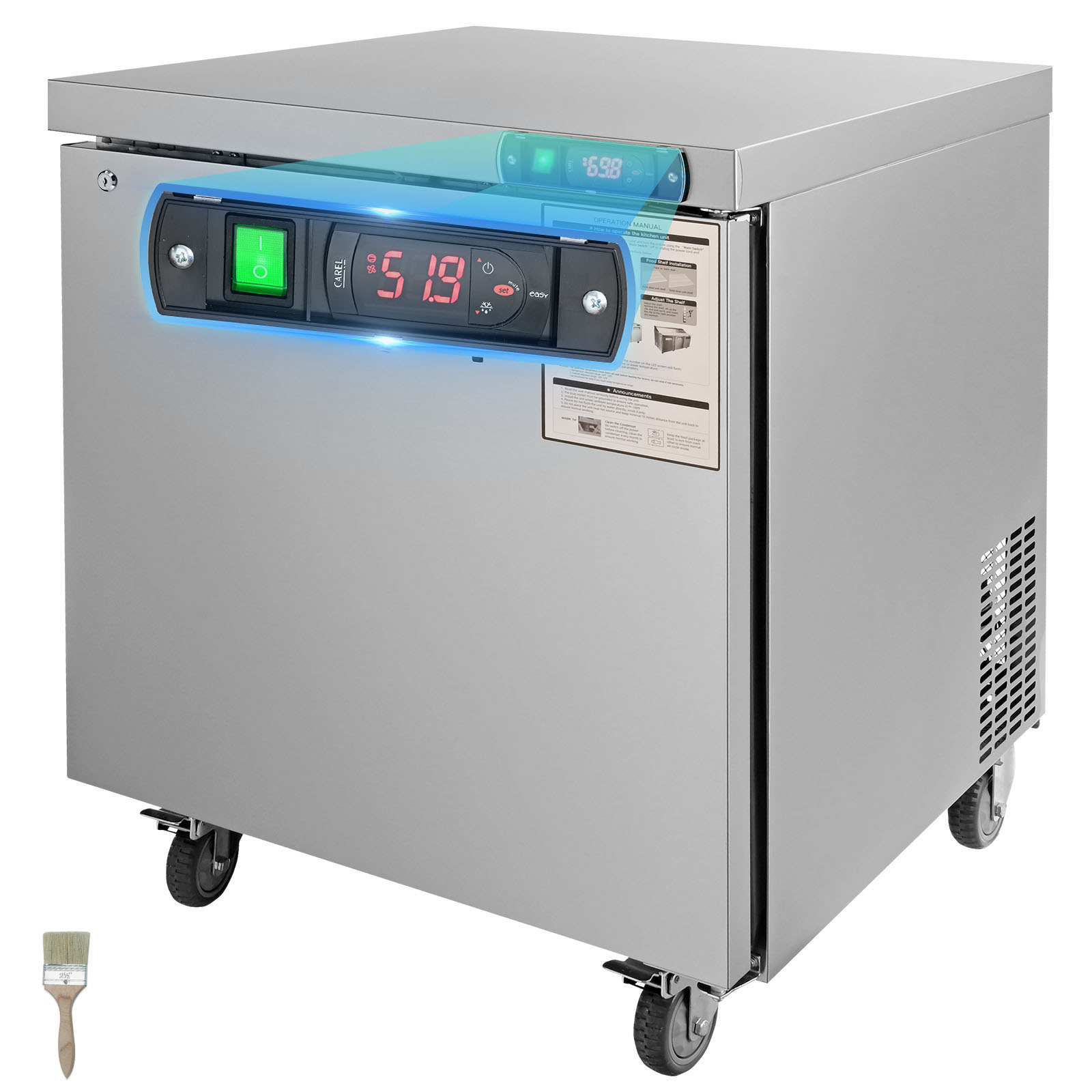 Uimoso 28/48/60/72" Refrigeration Sandwich Salad Prep Table Undercounter Worktop - Picture 82 of 145