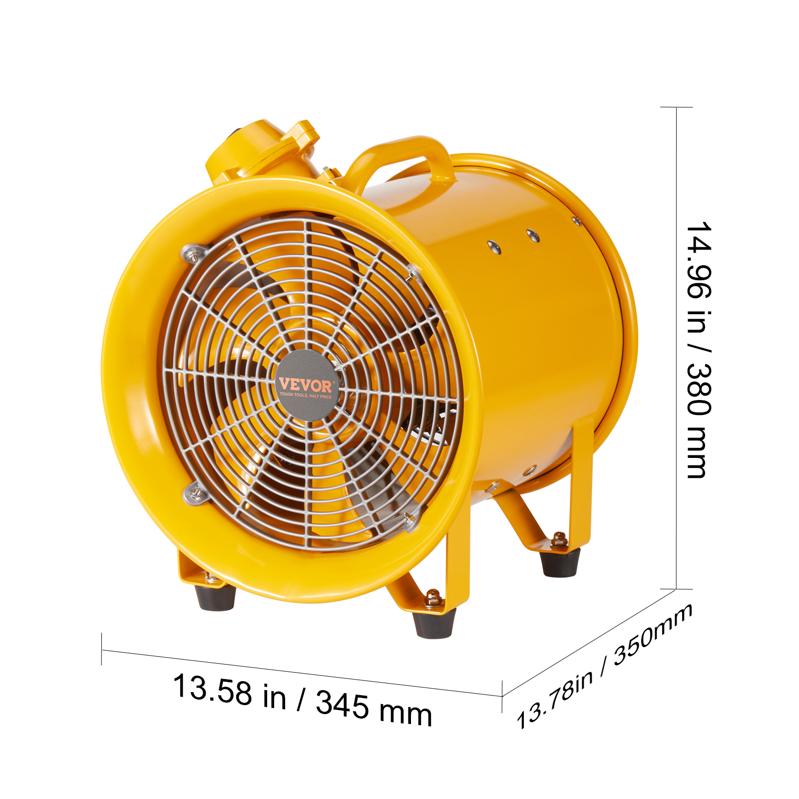 Industrie Ventilator, 8,2/10,2 Zoll, 70/115 W, 22 V Spannung