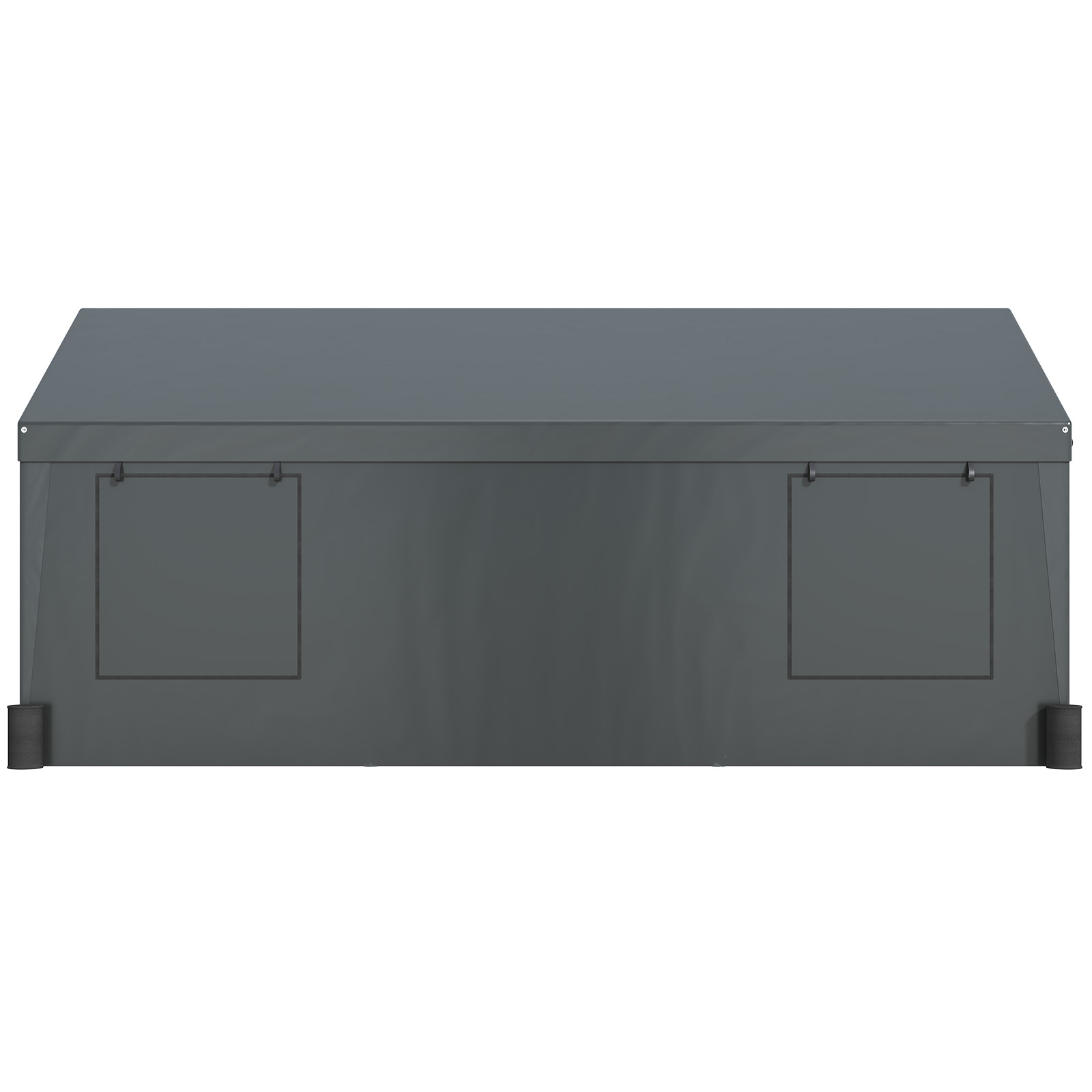 Carport Car Canopy Garage Shelter Tent 10/12x20FT 8 Legs Sidewalls&Windows - Picture 10 of 67