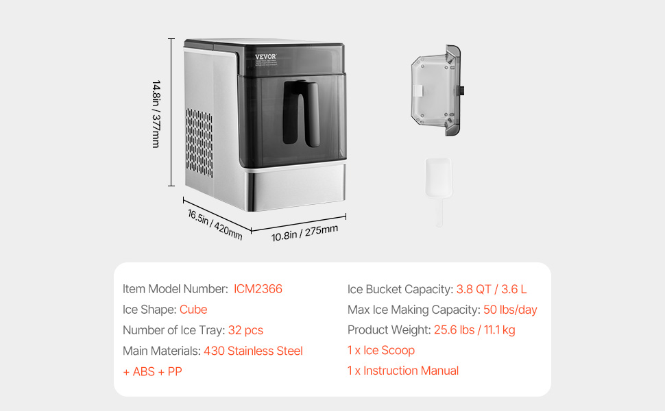 ice maker full setup