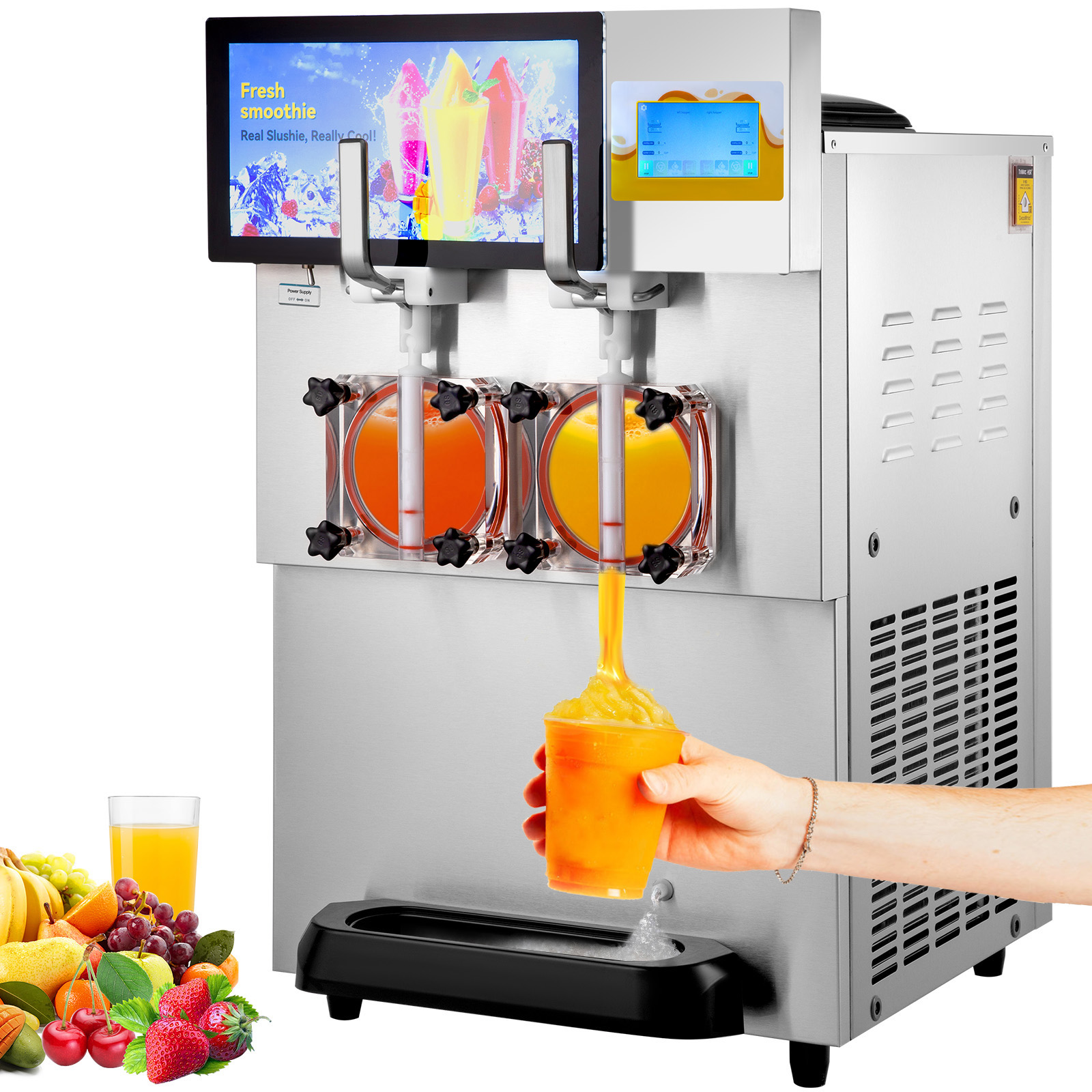 Commercial Slushy Machine Margarita Smoothie Frozen Drink Slushie Ice Maker - Picture 21 of 36